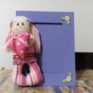 Porta retrato grande con muñeca Duende Mágico